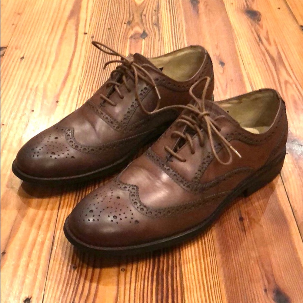 Sebago wingtip shoes - brown - size 10.5 D